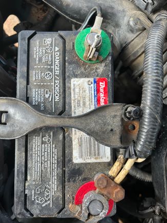 My battery terminals . Thinking of replacing cables and terminals maybe?