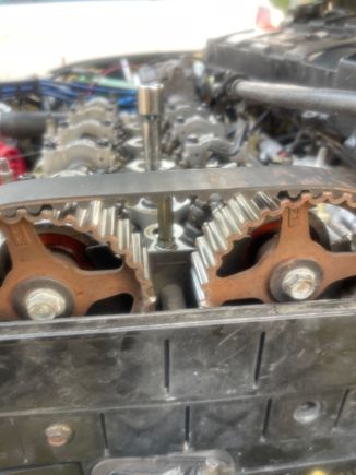 Exhaust one tooth off??