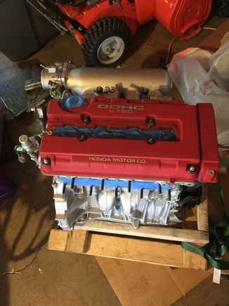 Actual picture of it but without the manifold (sold).