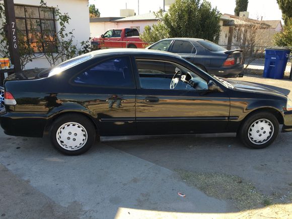 1st day I got my coupe. All stock!