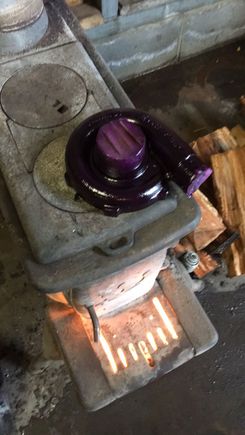 Painting the turbo housing