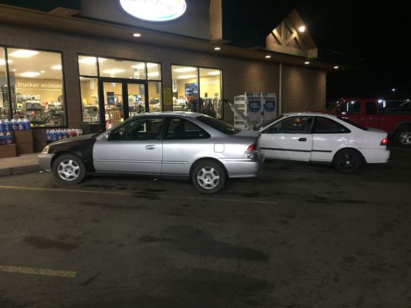 This is the 1st 00 ex. (Behind is my 99 dx)