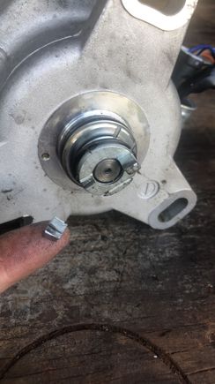So I’ve done all my grounds, new coil, new plugs, new wires, new fuses, new ignition coil connector, new battery terminals, and a 2nd new distributor because as you can see in the picture, mine was broken (don’t buy a distributor from oreillys lol) and after all that, I still have no spark coming from the coil. The timing belt isn’t broken because the cams still move when I spin it over. Any ideas guys? I’ve done everything I know to do so (besides the ECU) and I’m pretty lost at this point 😅 
