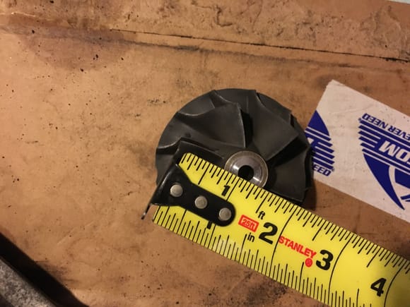 Inducer roughly 2"