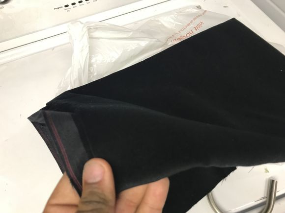 Got my fabric today for my inserts,closets thing to suede