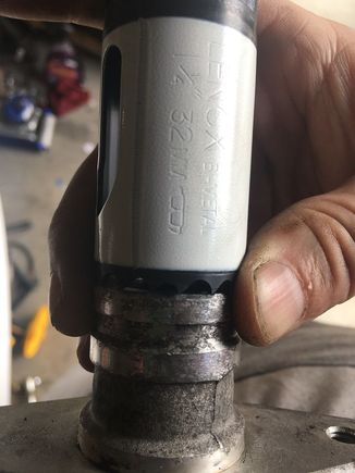 Drill bit compared with Master