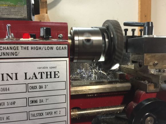 Final bore on gear