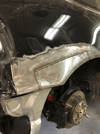 patched up