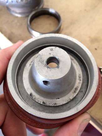 Aluminum diaphragm with threads missing