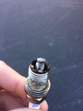 That the sliver that fell in the hole all one piece, didnt break up