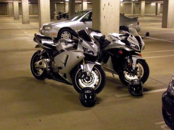 in garage