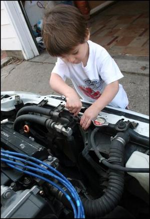 My son Nehemiah Wrenchin'