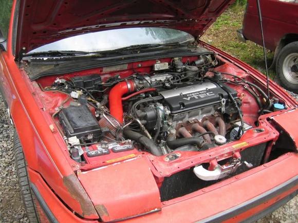 88si with 98 h22a4 and 5 speed