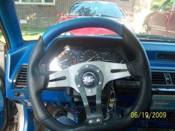 my racing steering wheel