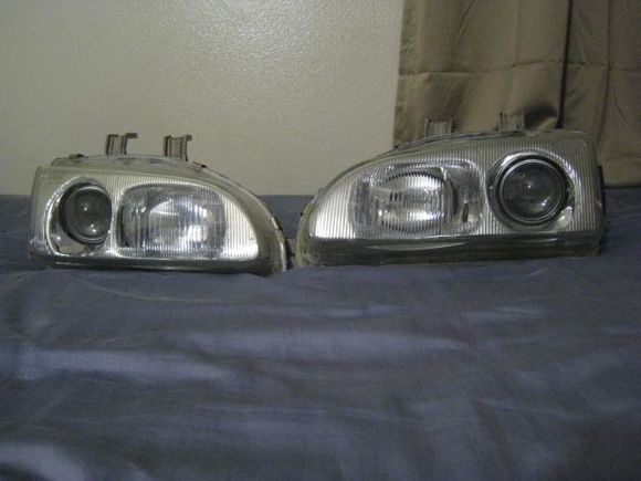 92-95 Civic 

denji headlights rx330 w/ clear lenses