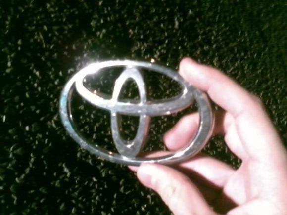 Emblem from car that totaled mine