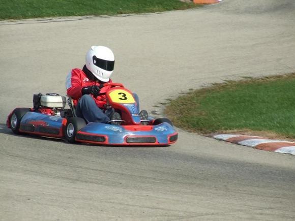 My one and only disappointing outdoor karting excursion so far.