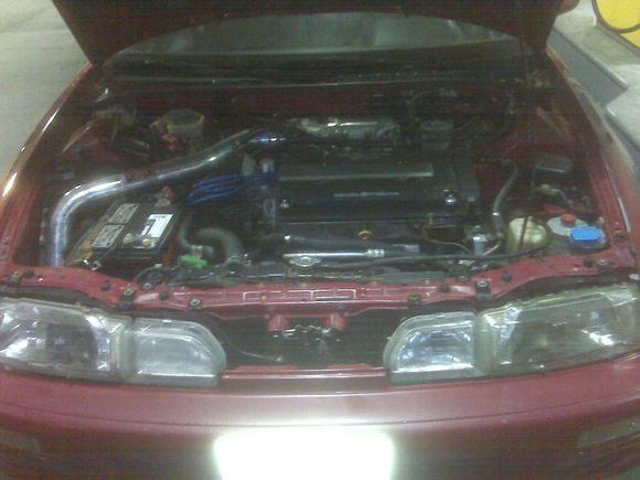 Engine bay.