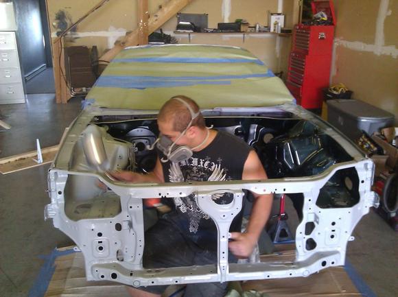 thanks for the paint bro! i sprayed my bay, but i built this one to sell and had my buddy spray this one...  he went to school for autobody and collision