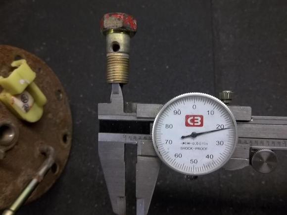 Less than 1/4"