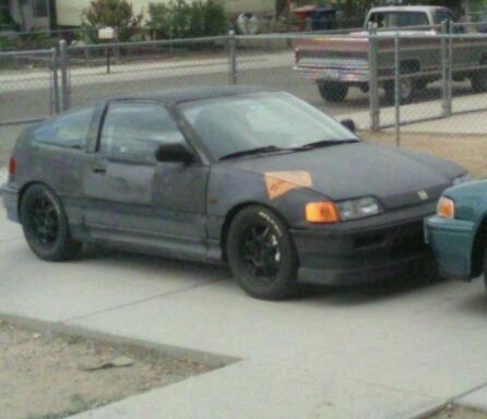 Sitting behind my accord