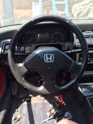 steering wheel and uk cluster