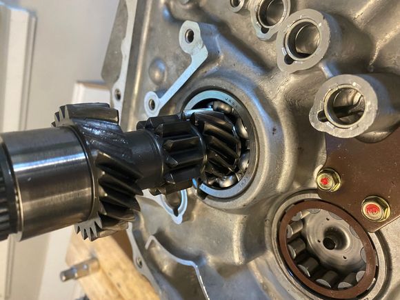 stock honda k series input shaft seated correctly