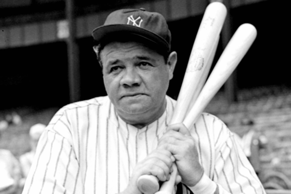 100 yrs ago today, Babe Ruth hit his first MLB  home run