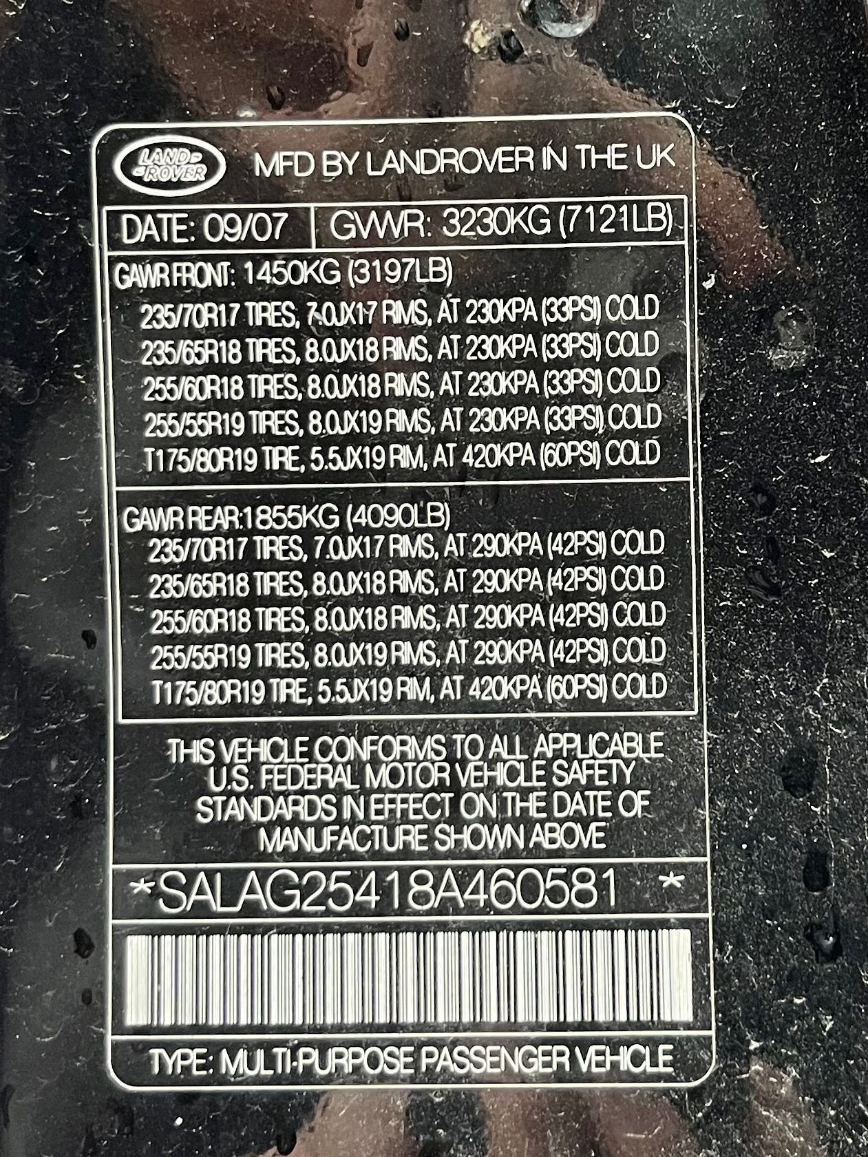 2008 Land Rover LR3 - 2008 LR3 HSE in great mechanical shape - Used - VIN SALAG25418A460581 - 116,000 Miles - 8 cyl - 4WD - Automatic - SUV - Black - Madison, WI 53706, United States