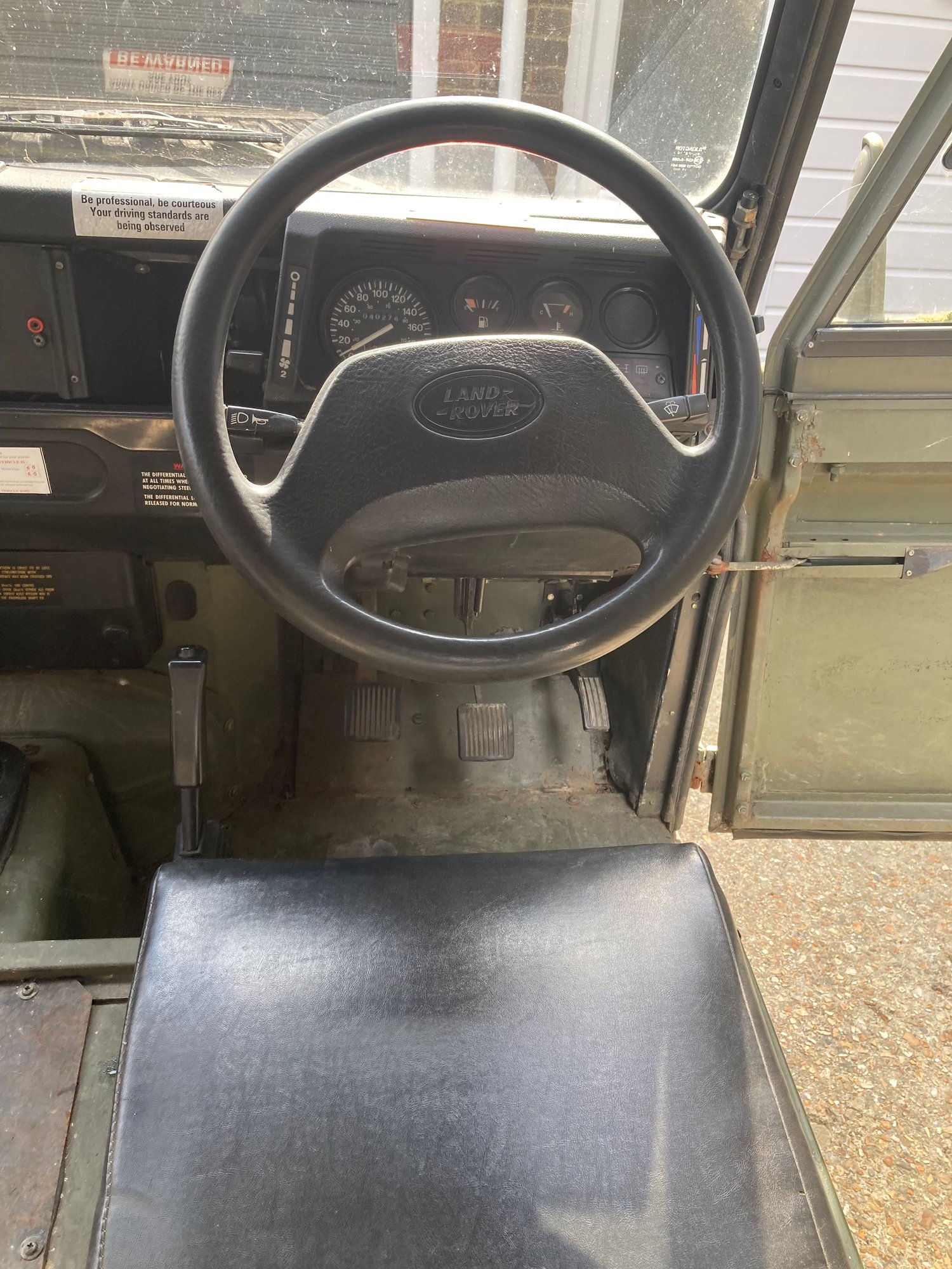 1994 Land Rover Defender 90 - Ex-army Land Rover 90 - Used - VIN SALLDVAC7LA938508 - 25,093 Miles - 4 cyl - 4WD - Manual - Convertible - Other - Ringmer BN85JU, United Kingdom