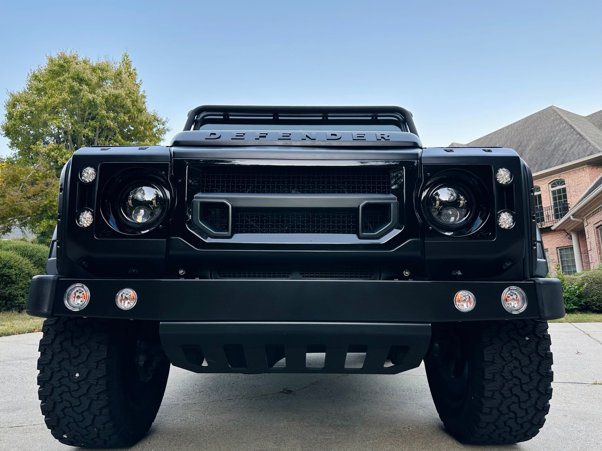 1997 Land Rover Defender 90 - ALL CUSTOM Matte Black, luxurious interior - Used - VIN Saldv2240va117988 - 66,500 Miles - 8 cyl - Automatic - SUV - Black - Roswell, GA 30075, United States