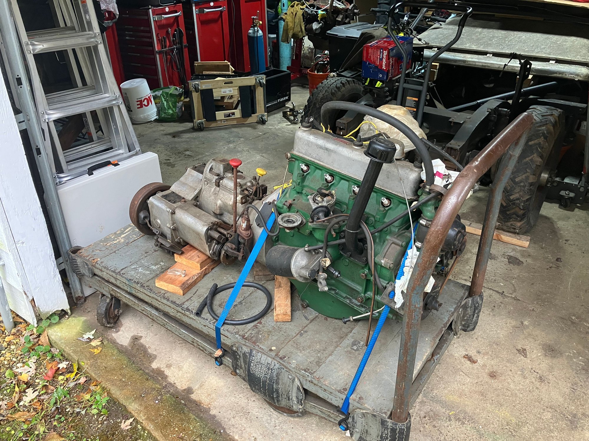 Drivetrain - Series 2A engine, transmission, Xfer case - Used - 1960 to 1986 Land Rover Land Rover - Tilghman, MD 21671, United States