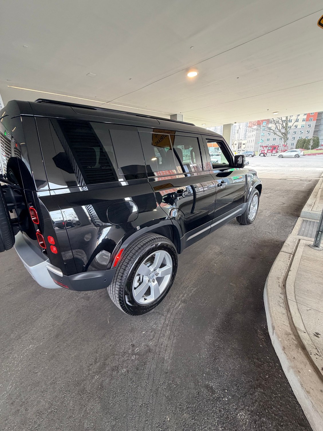 Picking up at dealer 