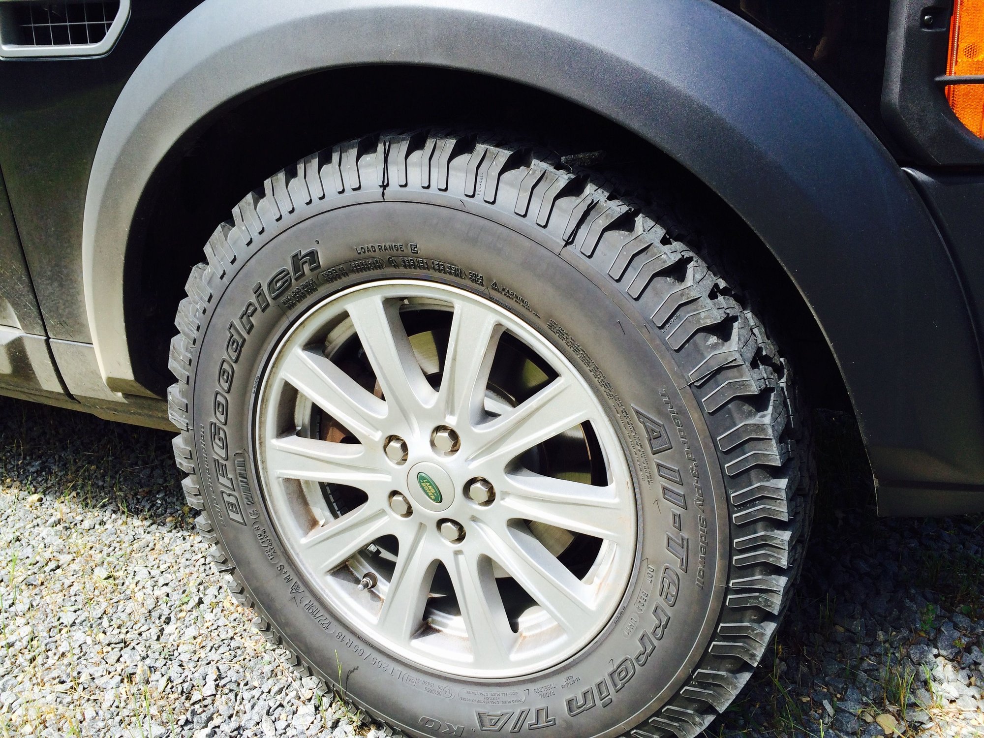 Accessories - Set of allow 18" spoke original Land Rover wheels and BF Goodrich All terrain tires - Used - 2006 to 2010 Land Rover LR3 - Little Rock, AR 72207, United States