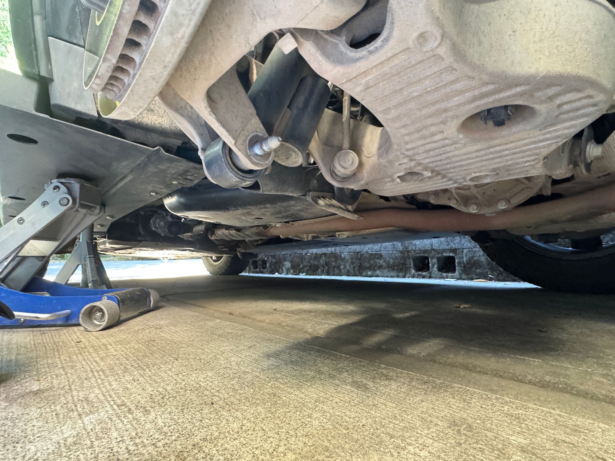 Nut removed, Bolt still in. 