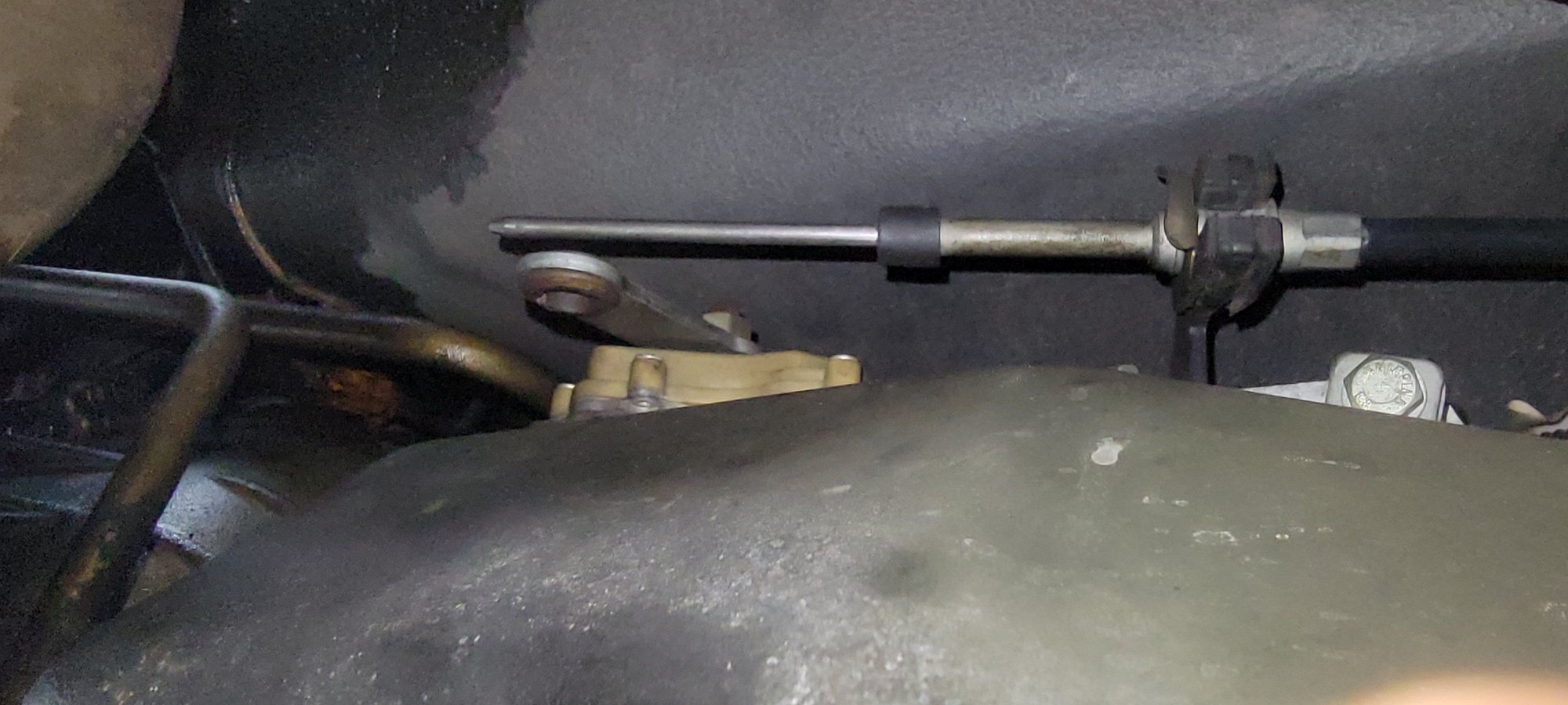 This is the stainless steel shaft it was on and connected to the arm thing next to it.