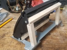 Basic wood frame to hold GSP