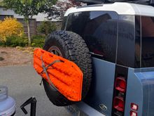 A ratchet strap works too. 