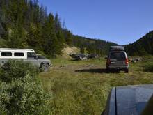 Rolling into the camp site