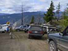 1st photo stop trucks everywhere, but you could get past us