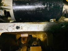 Do these surfaces (engine block where it connects to sump) look pitted or is that the old gasket that left marks that just look like pitting? Any suggestion?