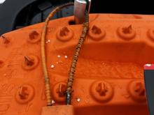 Today: A battered pistol lock to provide some theft deterrent 