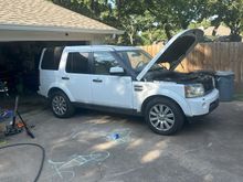 First drive out of the garage 