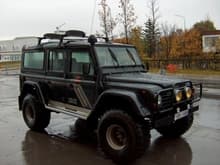 Iceland Rovers version of a Defender in Reykjavík