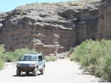 Trail from Verde River (Needle Rock) to Bartlett Lake.  Tonto National Forest, Arizona