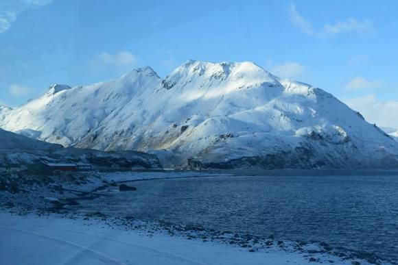 Late November 2015: Downtown Dutch Harbor.