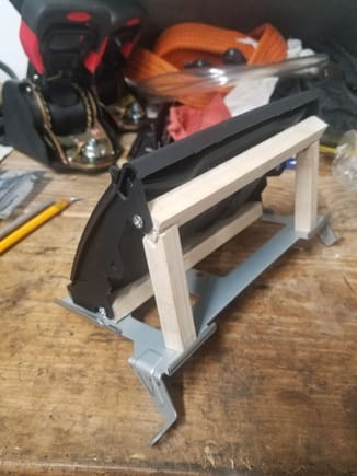 Basic wood frame to hold GSP