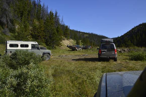 Rolling into the camp site