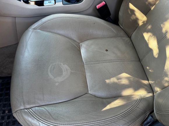 driver seat damage