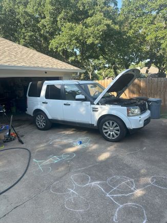 First drive out of the garage 